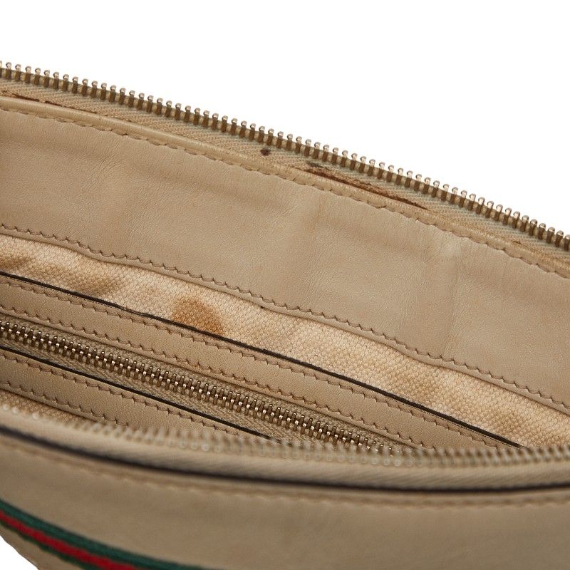 Gucci GG Canvas Sherry Line Mayfair Shoulder Bag Pochette Beige Multicolor — view 9