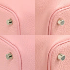 Hermes Picotin Lock PM 18 Made Rose Sakura Silver Taurillon Clemence Pink — view 7