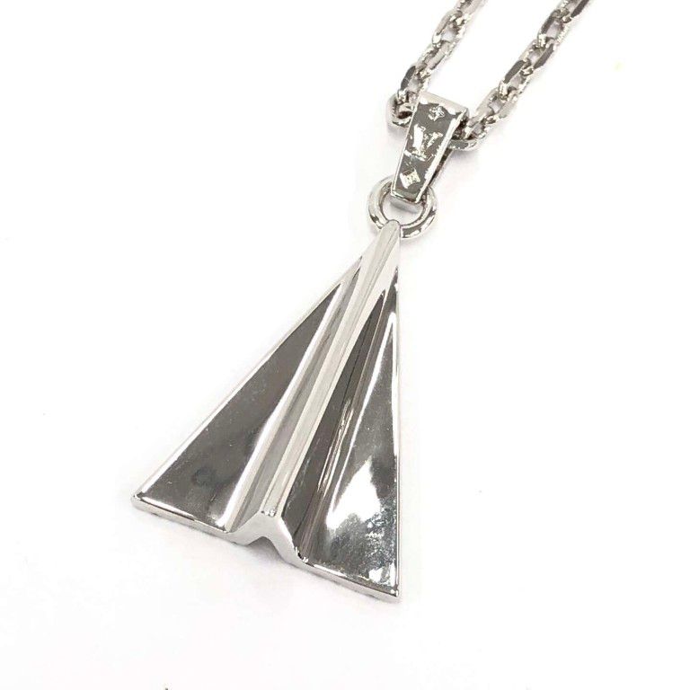 Louis Vuitton Pendant LV Pay Per Plane Silver Metal Rhinestone — view 2