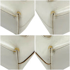 Gucci Jackie Line GG Canvas Leather Shoulder Bag Hobo White — view 5