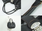 Louis Vuitton LV Mahina Neo L Leather Shoulder Bag Noir Black — view 6
