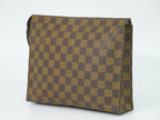 Louis Vuitton LV Pouch Toilette 26 Damier Ebene Clutch Brown — view 2