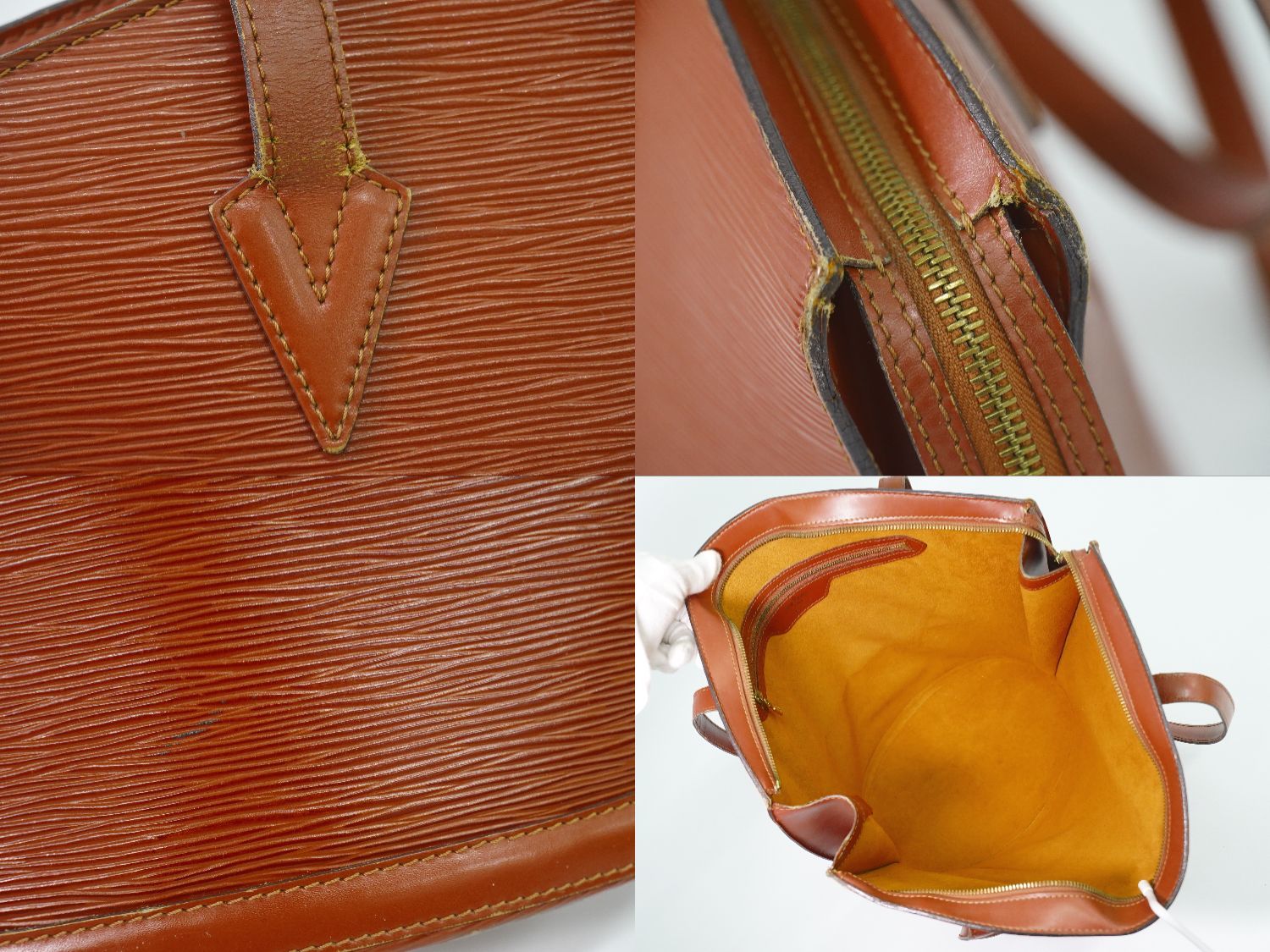 Louis Vuitton LV Saint Jacques Shopping Epi Leather Shoulder Bag Tote Kenya — view 8