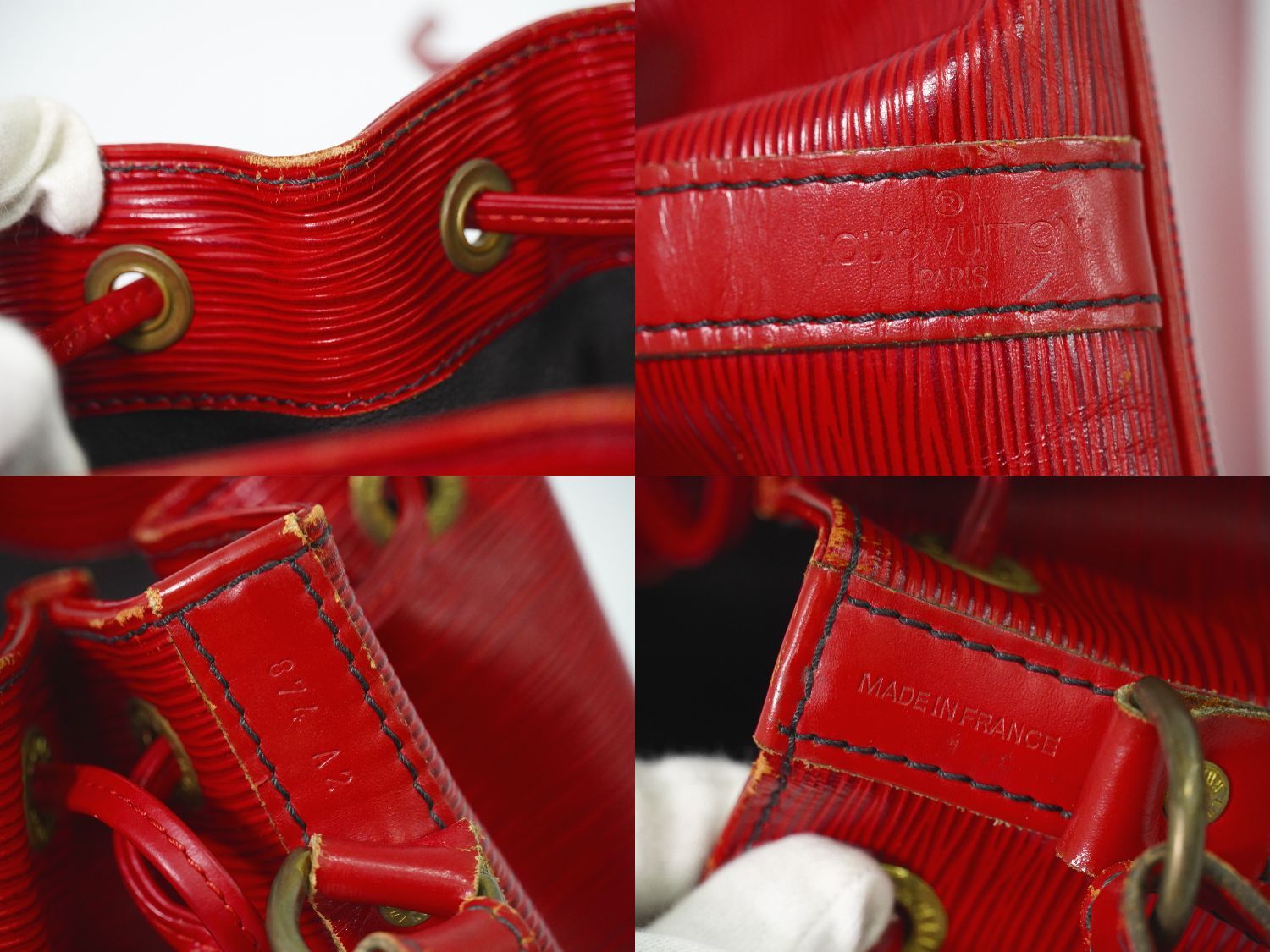 Louis Vuitton LV Petit Noe Epi Leather Shoulder Bag — view 9