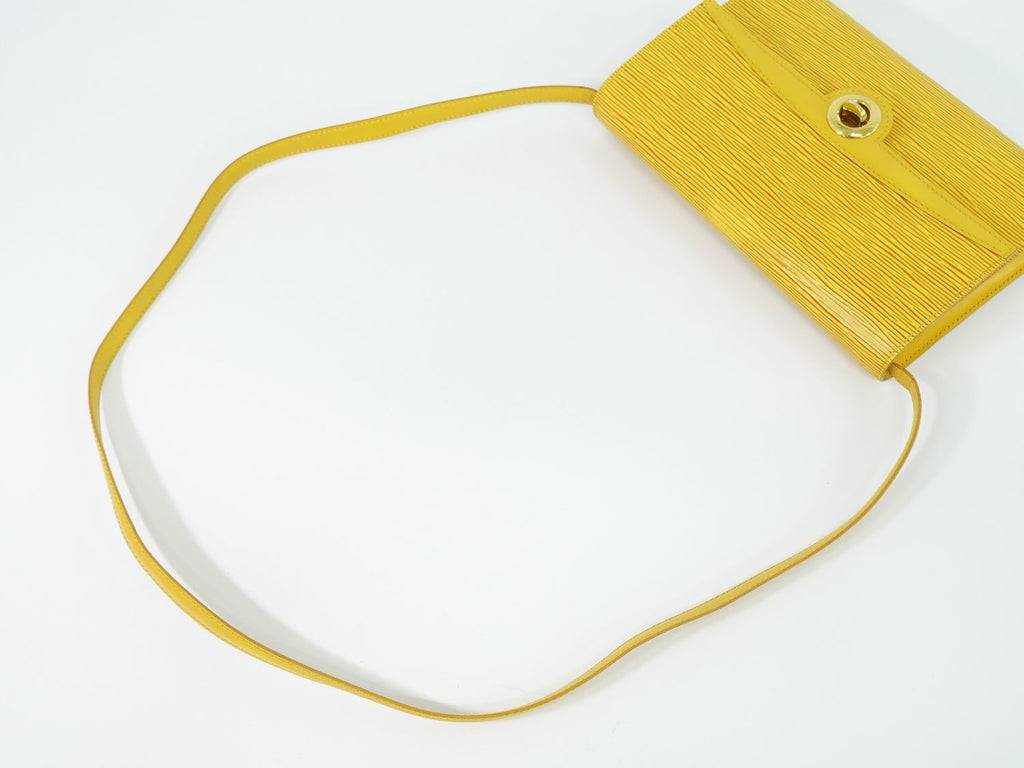 Louis Vuitton LV Arche Epi Leather Shoulder Bag Pochette Tassili Yellow — view 4