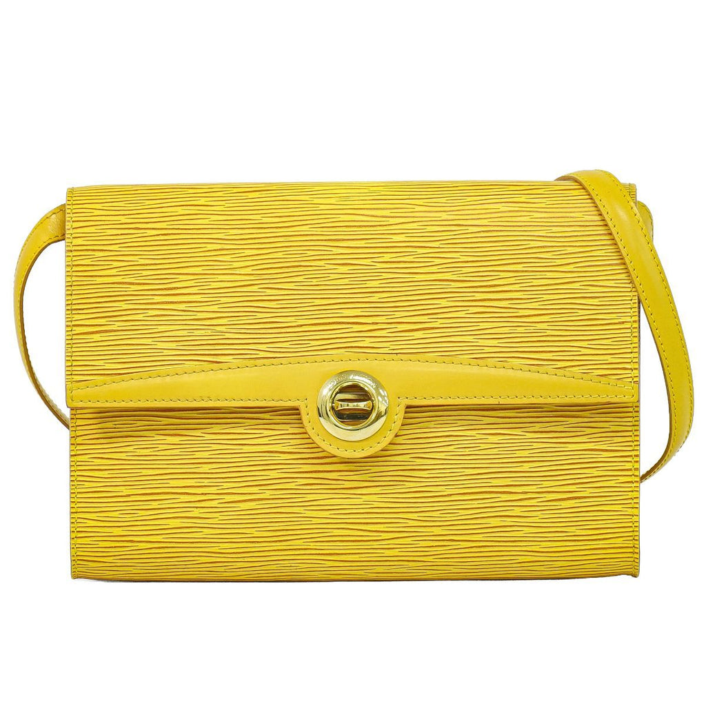 Louis Vuitton LV Arche Epi Leather Shoulder Bag Pochette Tassili Yellow