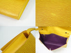 Louis Vuitton LV Arche Epi Leather Shoulder Bag Pochette Tassili Yellow — view 8