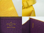 Louis Vuitton LV Arche Epi Leather Shoulder Bag Pochette Tassili Yellow — view 9