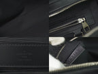 Louis Vuitton LV Bassano MM Epi Leather 2-Way Business Bag Handbag Noir Black — view 9
