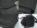 Louis Vuitton LV Alexei Taiga Leather Shoulder Bag Ardoise Black — view 8