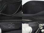 Louis Vuitton LV Alexei Taiga Leather Shoulder Bag Ardoise Black — view 9