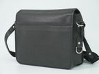 Louis Vuitton LV Alexei Taiga Leather Shoulder Bag Ardoise Black — view 2