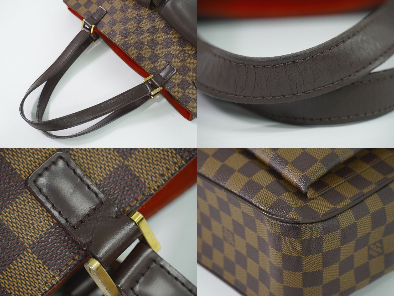 Louis Vuitton LV Uzes Damier Ebene Tote Brown — view 6