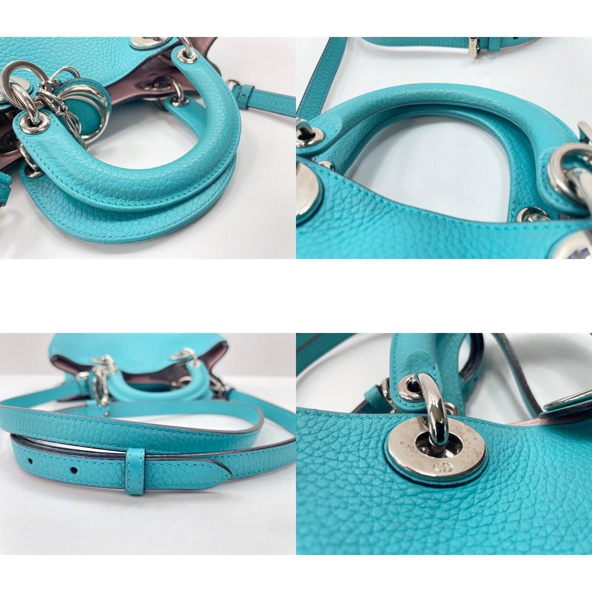 Dior Handbag Diorissimo Blue — view 9