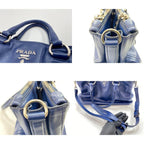 Prada Handbag 2-Way Blue — view 8
