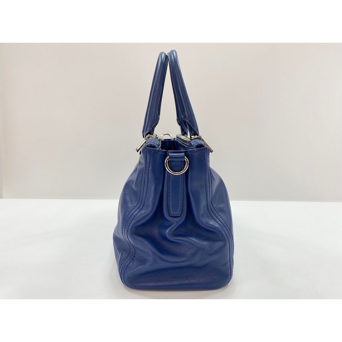 Prada Handbag 2-Way Blue — view 4
