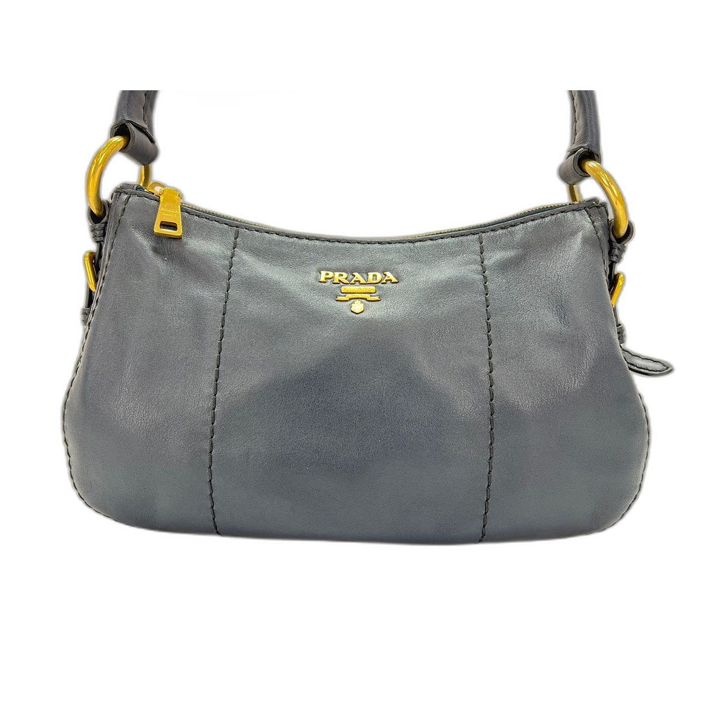 Prada Shoulder Bag Navy — view 2