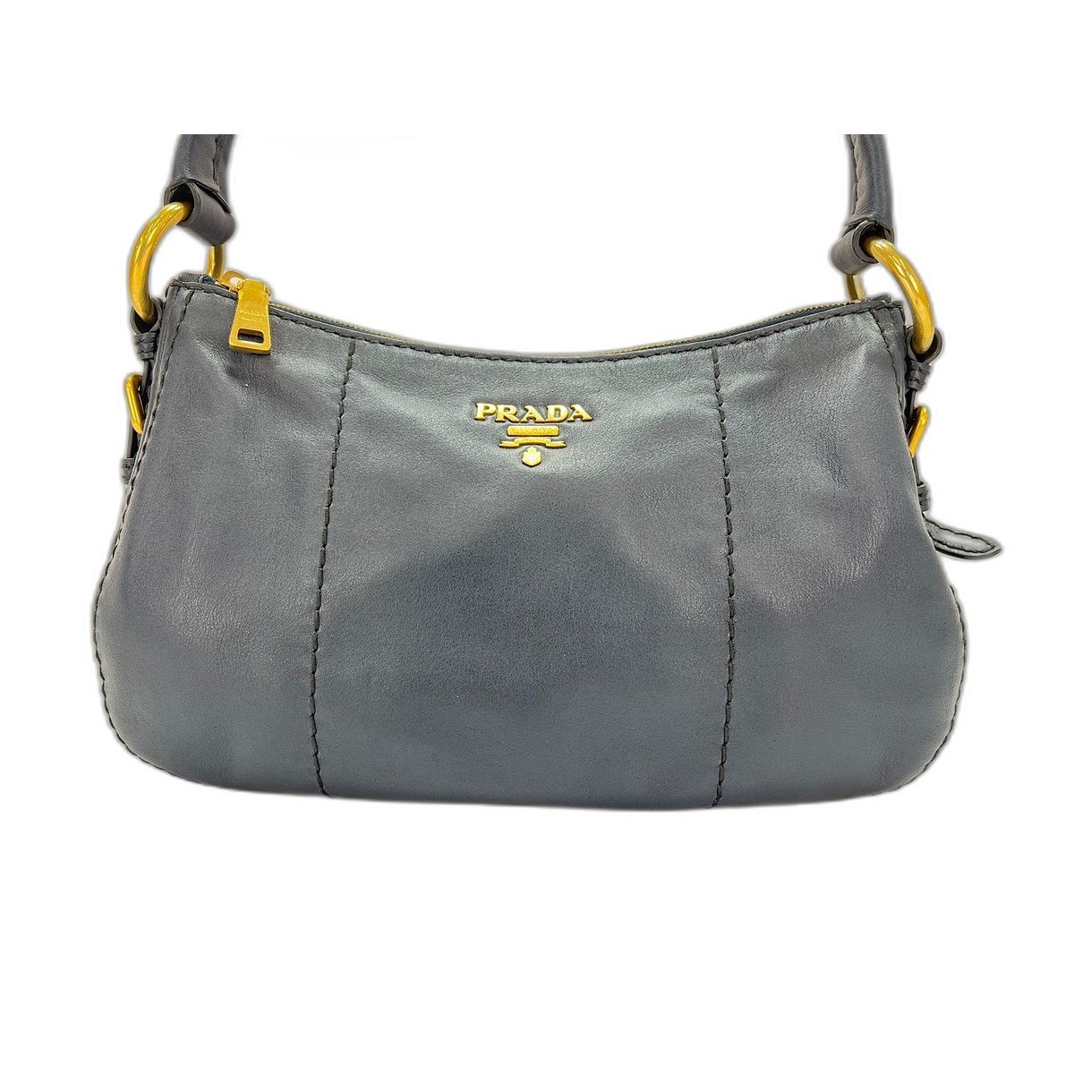 Prada Shoulder Bag Navy — view 2