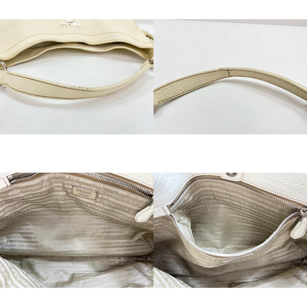 Prada Shoulder Bag White — view 9