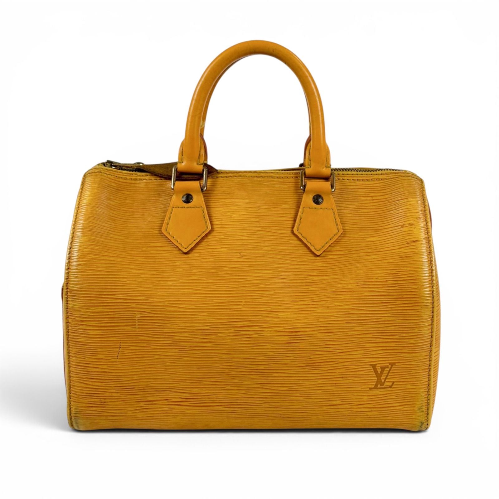 Louis Vuitton Speedy 25 Mini Boston Bag Epi Leather Yellow — view 2