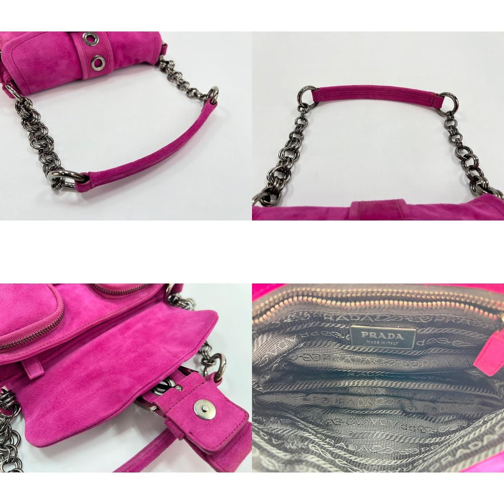 Prada Shoulder Bag Pink — view 9