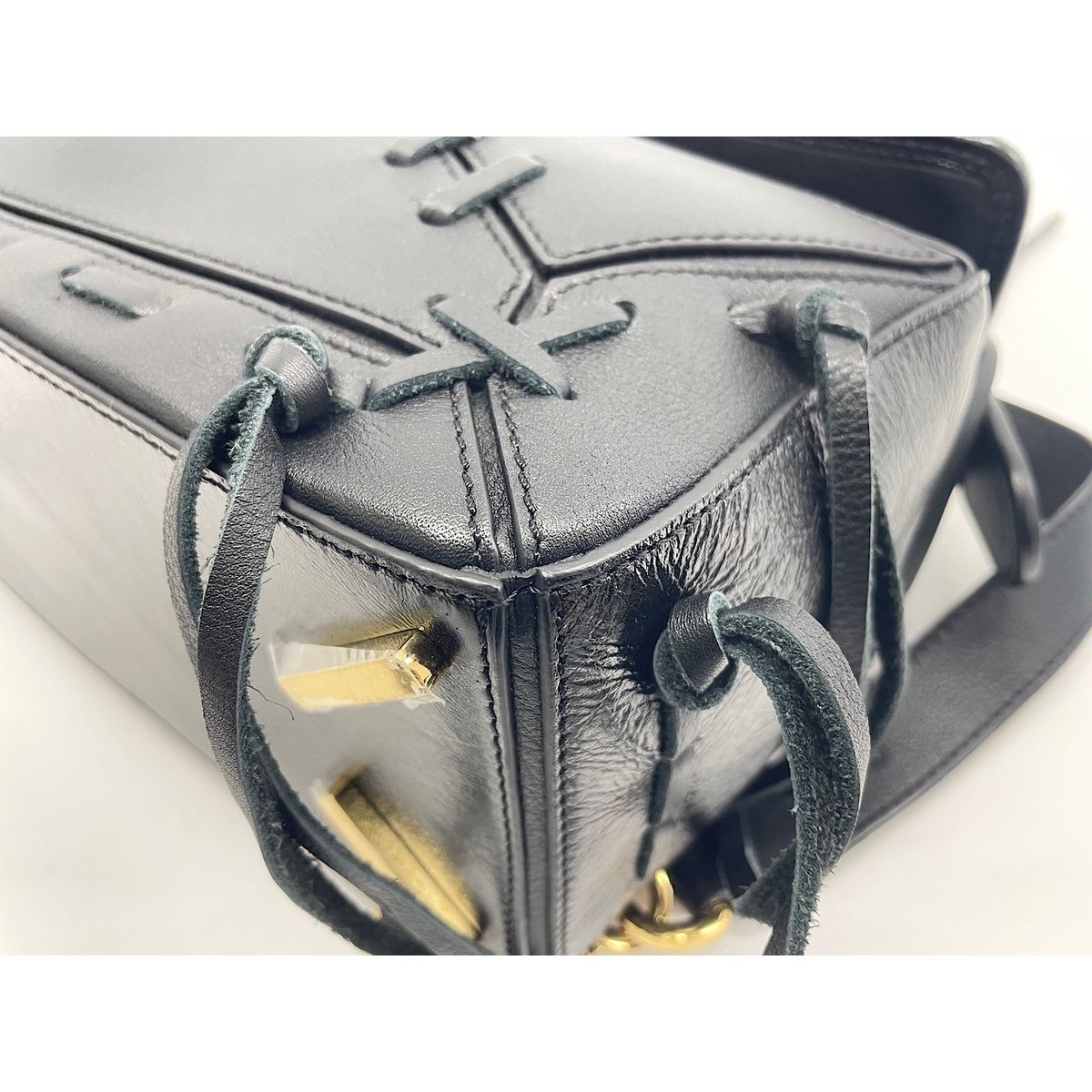 Loewe Handbag 2-Way Puzzle Bag Lace — view 9