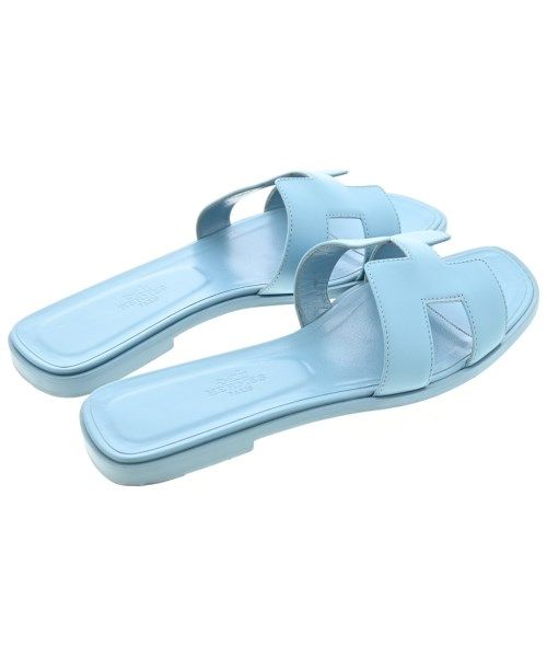 Hermes Sandals Blue — view 2