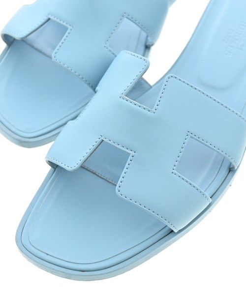 Hermes Sandals Blue — view 5