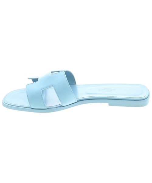 Hermes Sandals Blue — view 4