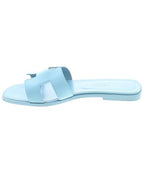 Hermes Sandals Blue — view 4