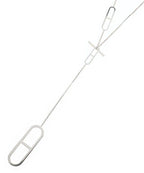 Hermes Necklace Silver