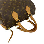 Louis Vuitton Speedy 25 Monogram Leather Mini Boston Bag Brown — view 4