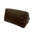 Louis Vuitton Speedy 25 Monogram Leather Mini Boston Bag Brown — view 8