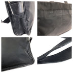 Prada Tessuto Saffiano 2-Way Black Silver Nylon Leather Business — view 6