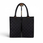 Gucci GG Canvas Jackie Line Mini Tote Black — view 2