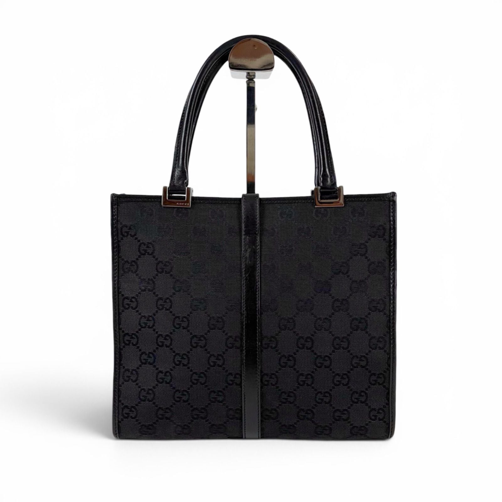 Gucci GG Canvas Jackie Line Mini Tote Black — view 2