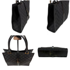 Gucci GG Canvas Jackie Line Mini Tote Black — view 3