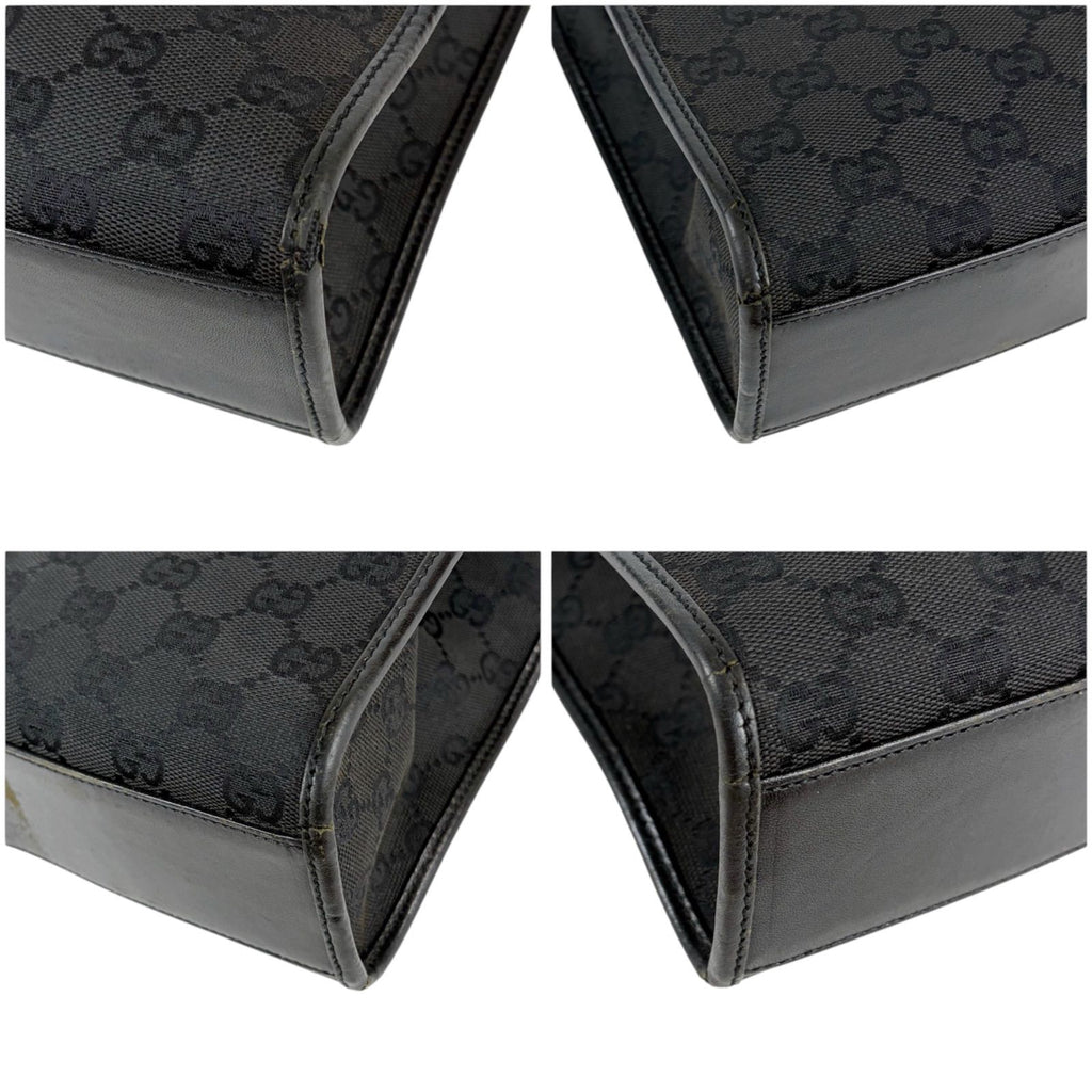 Gucci GG Canvas Jackie Line Mini Tote Black — view 5