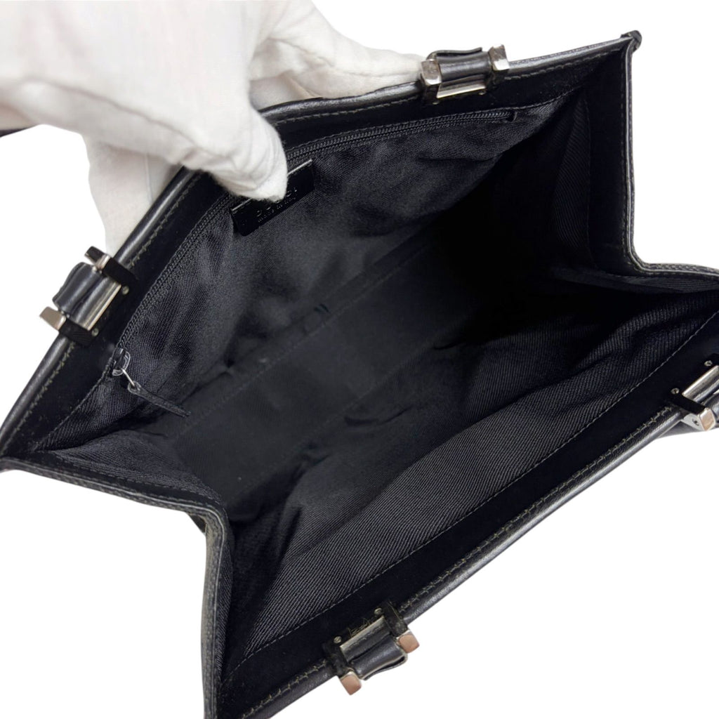 Gucci GG Canvas Jackie Line Mini Tote Black — view 7