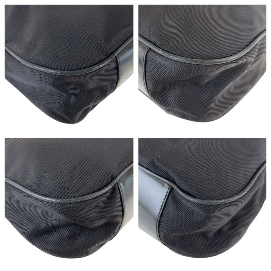 Gucci Bamboo Black Silver Nylon 001 2-Way Shoulder — view 4