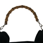 Gucci Bamboo Black Silver Nylon 001 2-Way Shoulder — view 8