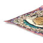 Hermes Scarf Pleated Silk Noel Au 24 Faubourg Christmas at Pink — view 3