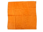 Hermes Carre 45 Mini Scarf Silk 100% Orange Handkerchief