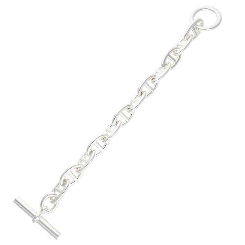 Hermes Chaine D'ancre TGM Silver Bracelet — view 2