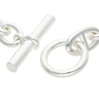 Hermes Chaine D'ancre TGM Silver Bracelet — view 4