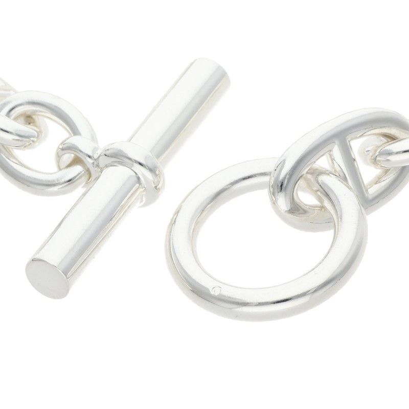 Hermes Chaine D'ancre TGM Silver Bracelet — view 4