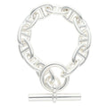 Hermes Chaine D'ancre TGM Silver Bracelet