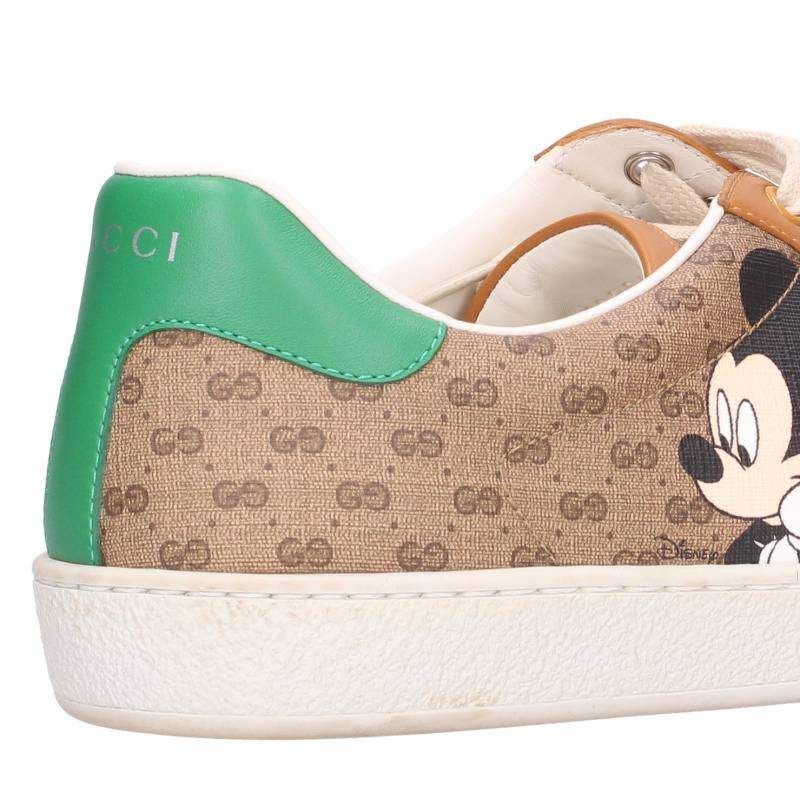 Gucci Character Print Micro GG Low Cut Sneakers — view 5