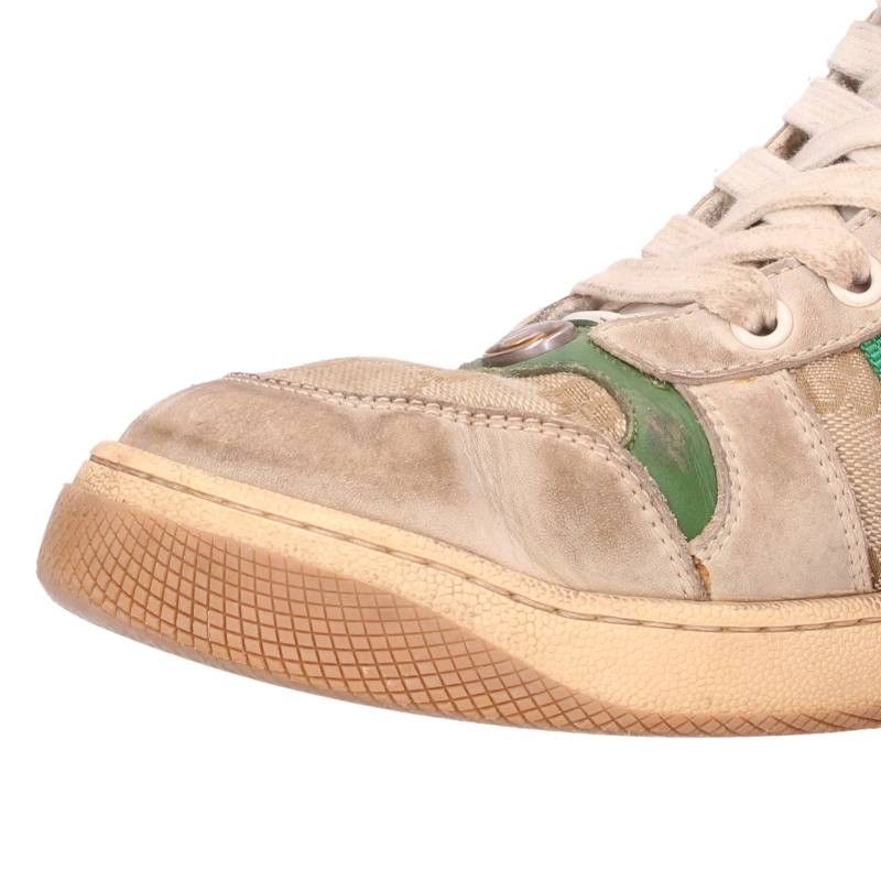 Gucci Vintage Processed High Cut Sneakers — view 5