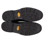 Hermes Side Logo Patch Hiking Leather Boots — view 3